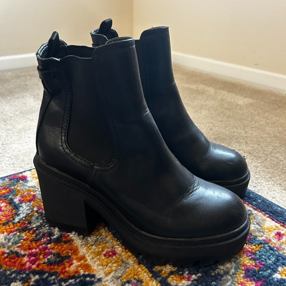 Urban Outfitters Chunky Black Boots